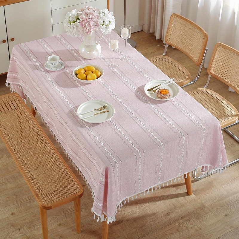 meioro Bohemian Tablecloth for Kitchen Decoration, 120 x 160 cm