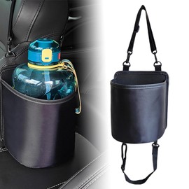 Car Seat Side Large Cup Holder, Waterproof Car Cup Holder Hanging Storage Bag for Drink, Water Bottle Holder Bag, Multi Functional Car Seat Side Organizer,Universal Car Essentials