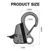 Leero 2 Pack Stainless Steel Anchor Hook, Load Capacity 8,000