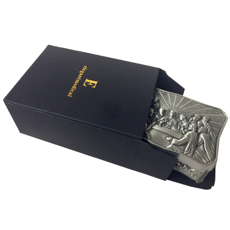 elegantmedical Last Supper Rosary Necklace Eucharistic box Catholic Christian Roman