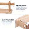 Wooden Kitchen Roll Holder Wall Mounted | Beech Wall Kitchen