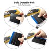 Gomake Vinyl Squeegee Buffer 10PCS Pre-Cut Felt for Window Tint