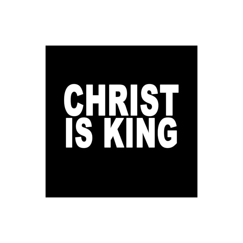 Christ is King President Election 2024 Sticker Decal Notebook Car