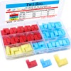 Twidec/110Pcs Nylon Flag Spade Female Insulated Terminals 22-18 18-14 12-10