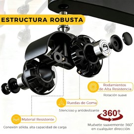 Fuwen 6PCS Ruedas para Silla de Oficina