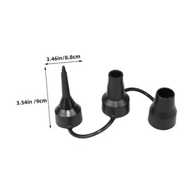 GAROZATION 5 Sets Inflatable Bed Nozzles for Electric Air Pumps, Replacement Nozzles for Air Mattresses and Swimming Toys, Compatible with Common Pumps, Ideal for Camping and Travel