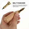 UKCOCO 6 Pcs Leather Alloy Steel Punch Set Automatic Hole