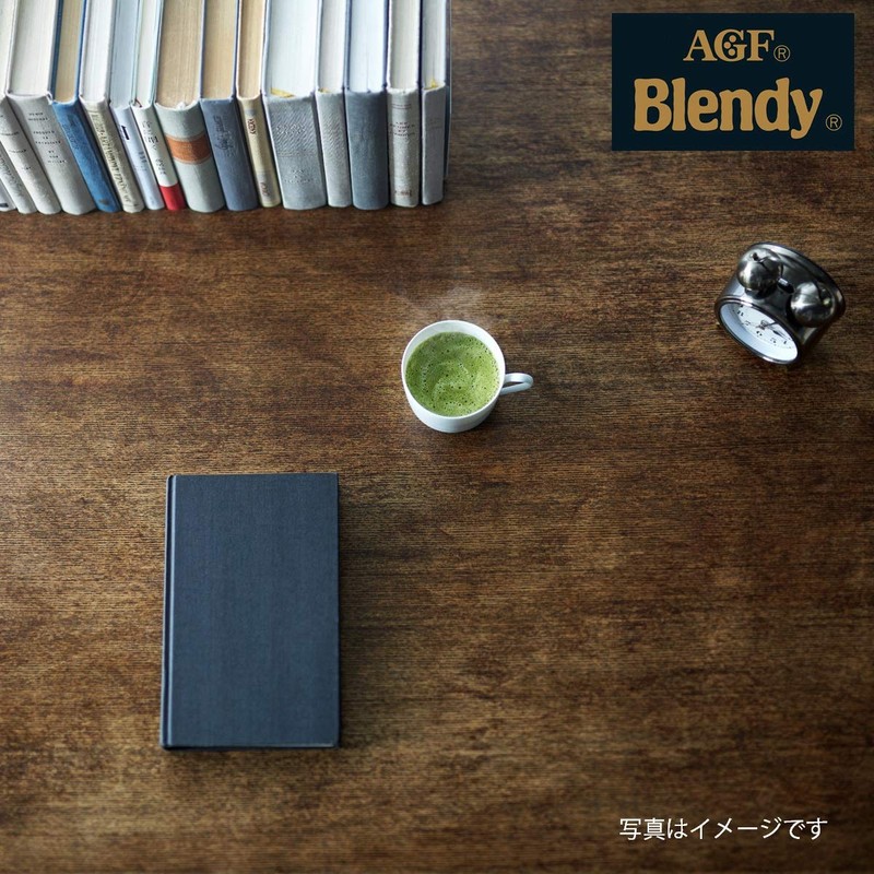 AGF Blendy Matcha Ippo, No Milk, 4 Bottles x 6