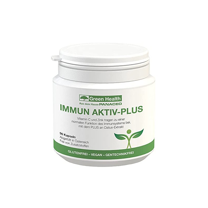 Green Health Immun-Aktiv Plus Capsules Pack of 90 with Vitamin