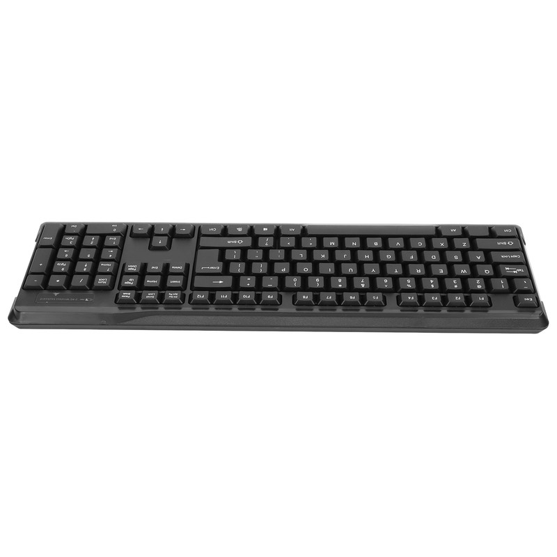 Keyboard Mouse Combo 2.4Ghz Wireless Splashproof Mute Optical Engine Positioning