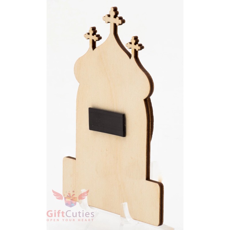 Our Lady of Sorrows Семистрельная Icon Wooden Magnet Prayer Благословение