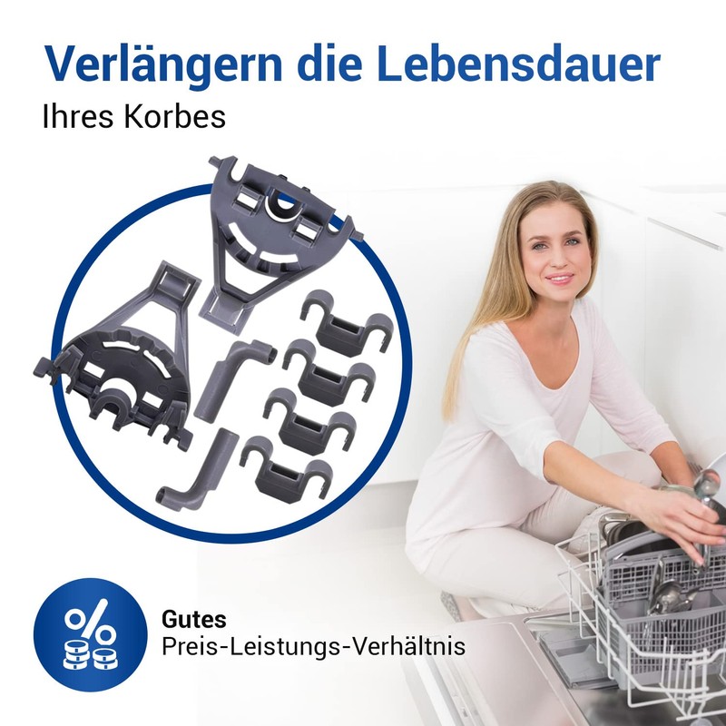 Bearing Set/Clamp Replacement for Bosch Siemens Neff 00428344 428344 for
