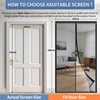 DAWNTREES Magnetic Screen Door Screen 150x240cm Magnetic Closure, Heavy-Duty Mesh