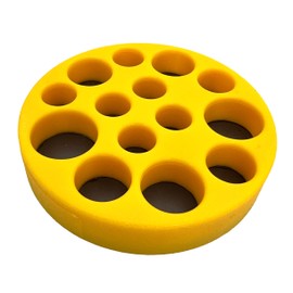 Alkan Round Magnetic Organiser for 1/4 Inch (6.3 mm) Sockets Space for 14 Inserts (Magnetic Holder)