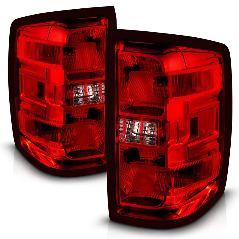 AmeriLite for 2014-2019 Chevy Silverado 1500 2500 3500 Red OE