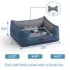 Hollypet Orthopedic Rectangle Dog Bed for Small Dogs, Supportive Egg-Crate