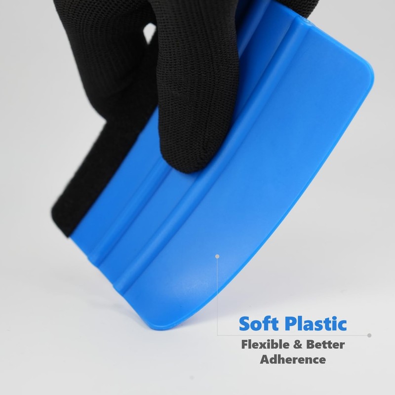 2-Pack Felt Edge Squeegee Tool for Car Vinyl Wrap, Window