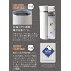 CBJAPAN Mlte Water Bottle, Gray, Dishwasher Safe, 8.5 fl oz