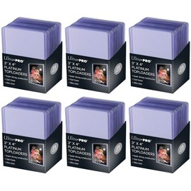 Ultra PRO Regular Toploaders for Standard Sized Cards - 6 Packs of 25