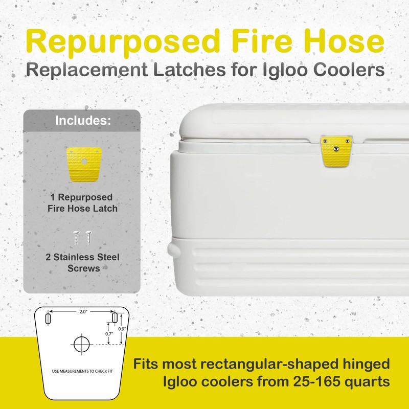 Igloo Cooler Replacement Single Latch (1) - Unbreakable, Made in