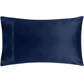 R.T. Home - Egyptian Luxury Extra Long Cotton Hotel Quality Pillowcase 17x24 Inch (Pillow Case 43 63) 500 Thread Count Sateen Weave Pillow Cover (Pillow Case) Envelope Midnight Navy 17*24 Inch