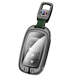 [Xangetor] Honda Dedicated Key Case, Smart Key Case, Key Holder, Zinc Alloy, TPU Full Protection, 2/3/4 Buttons, Dedicated Design for HONDA, Key Cover, New Model Vezel, Vezel, VEZEL E, HEV RV3, RV4,