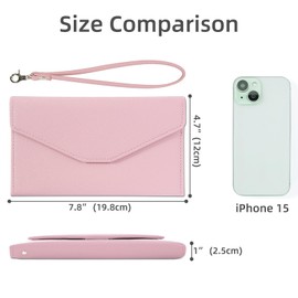 ZOPPEN Passport Holder for Women Travel Wallet Rfid Blocking Passport Cover Document Organizer Strap Ver.5 (#26 candy pink Ver.5)