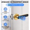 eLinkSmart Fingerprint Door Knob Lock, Smart Keyless Entry Door Lock