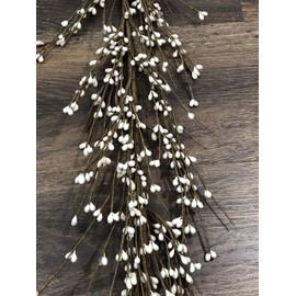 Gorgeous Primitive Cream/Off-White 55 Inch Pip Rice Berry GARLAND Flexible/ Bendable