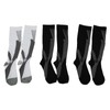 3 Packs Compression Socks Nylon Wire Ventilate Athletic Calf Socks