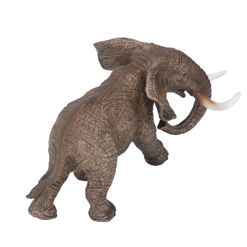 Elephant Figurine Model Vivid Details High Simulation Elephant Model Ornament
