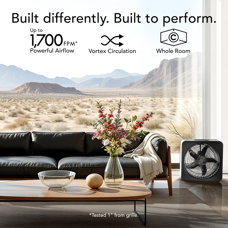 Vornado Model 80 High Velocity Electric Box Fan with Removable
