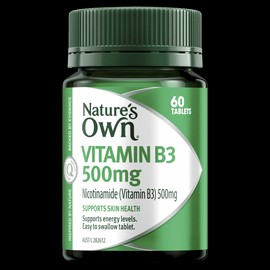 Nature's Own Buy Natures Own Vitamin B3 500mg 60 Tablets Online