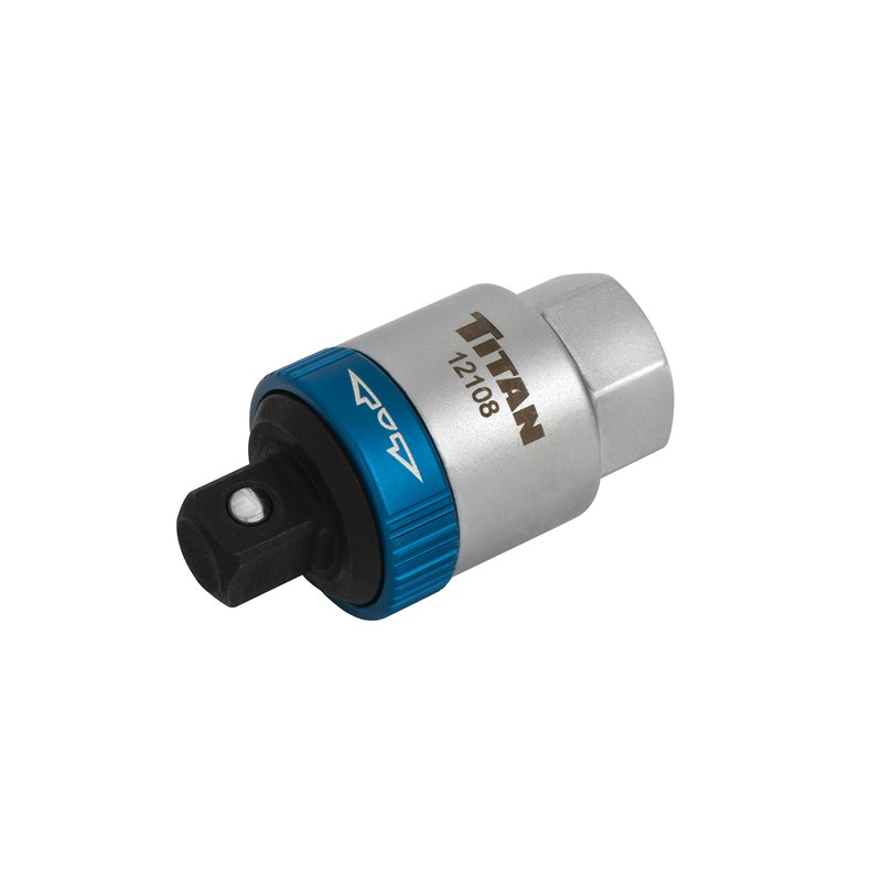 Titan 12108 3/8-Inch Drive Ratcheting Breaker Bar Adapter | Converts