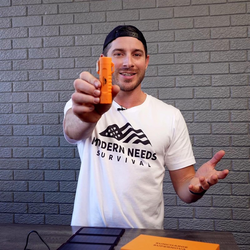 MODERN NEEDS EverGlow Tactical Lighter – USB-Rechargeable Plasma Arc |