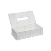 ARPAN Eco-Friendly White Paper Rope Rectangular Tissue Holder Box -