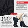 In"tocco 6 Pairs - Unisex Cotton Socks with Sponge Insole,