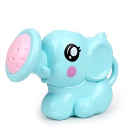 Regadera de plástico para niños, lindo elefante divertido regadera, juguete de baño, regadera de playa, juguete de jardín, lata de baño, juguete para 