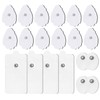 Roczential 20 Pack TENS Unit Replacement Pads, 3.5mm Snap Electrodes
