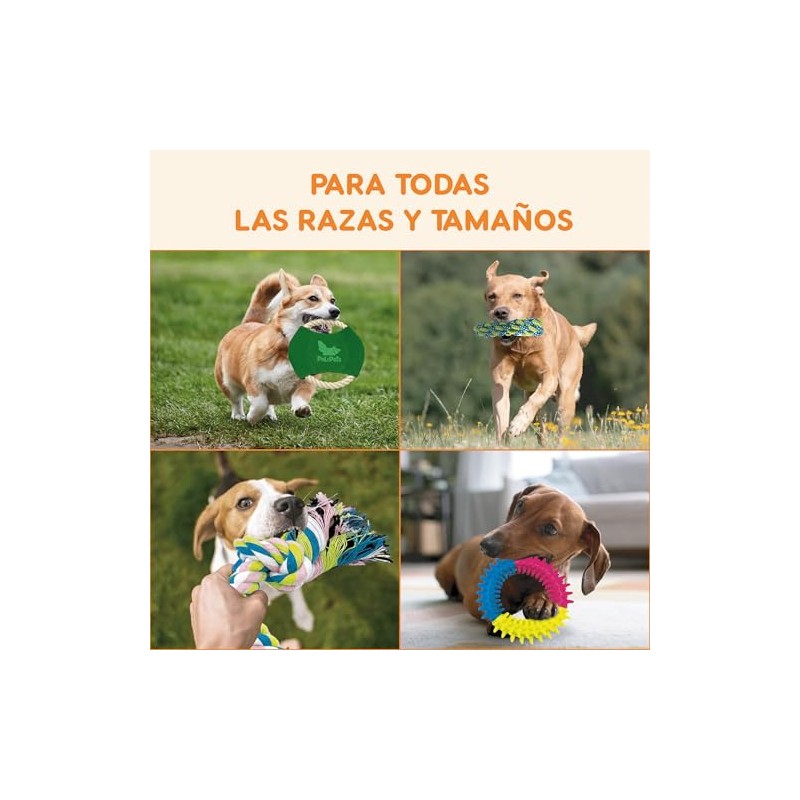 Juguete de Cuerda para Perros, 10pc, Cuerdas para morder y