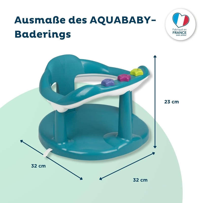 THERMOBABY Aquababy Bath Ring - Emerald Green