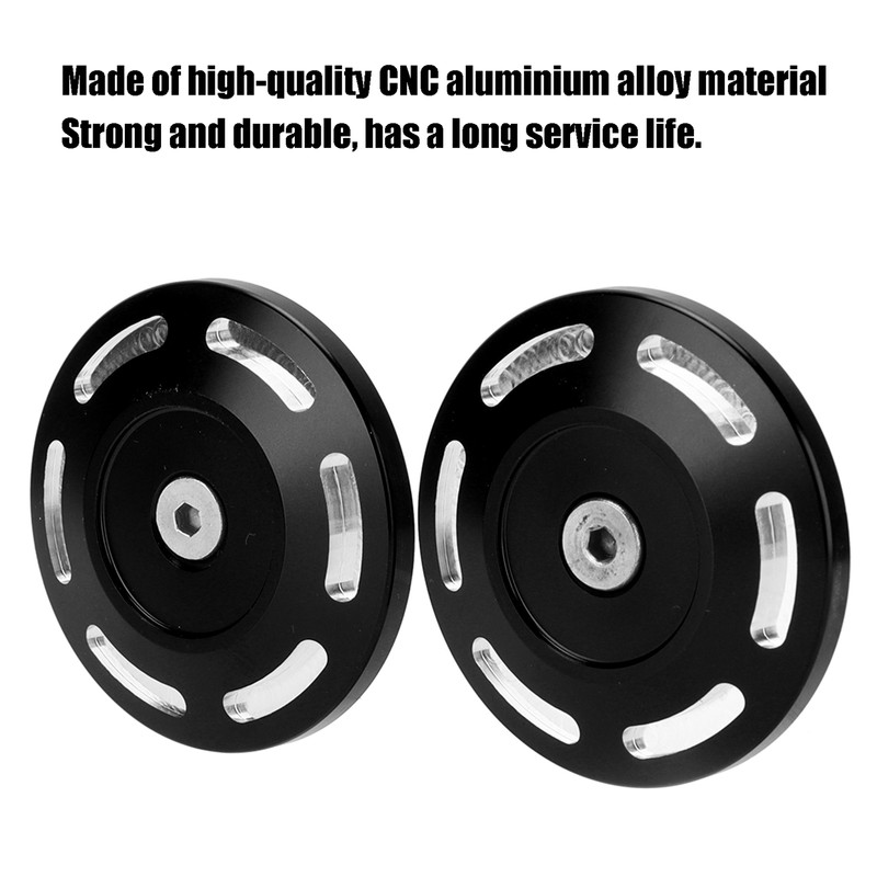 Pair Motorcycle Frame Hole Cover Aluminium Alloy Replacement for S1000XR