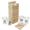 Shot Blocks Party Game 60 Stackable Playing Pieces & 4