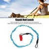 2Pcs Kayak Paddle Leash Nylon Rubber Corrosion Resistant Stretchable Anti