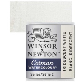 Winsor & Newton Watercolour Paint, Iridescent White, Half PAN