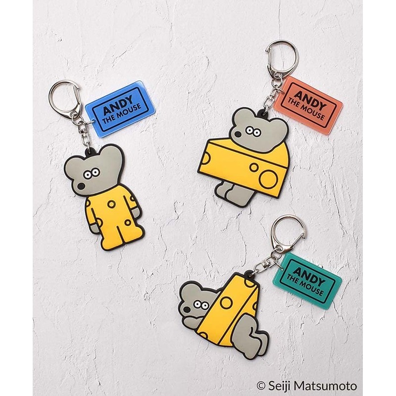 ANDY Rubber Keychain (Green) S ADLN-0068