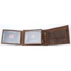 FLW-HL Natural Strong Genuine Leather Wallet with No Logo or