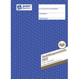 Traing Certificate A4 Report Block (German Language)