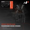 A-Premium Front Driver and Passenger Hood Hinges Compatible with Honda