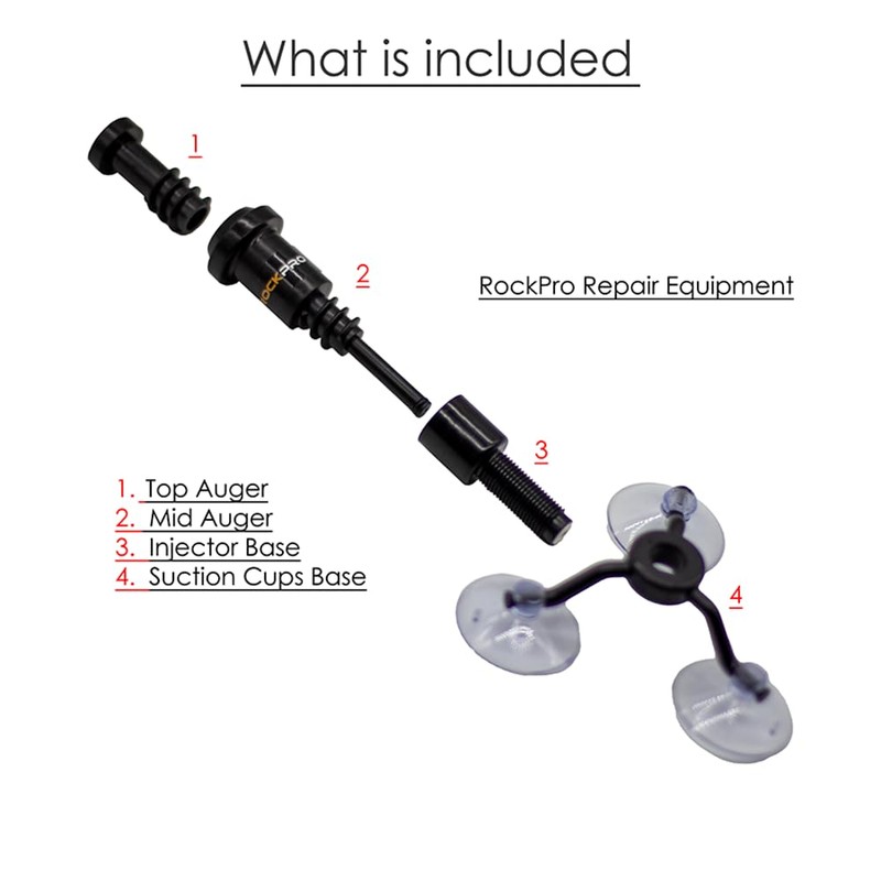 Rockpro Windshield Repair Kit – Auto Glass Crack & Rock